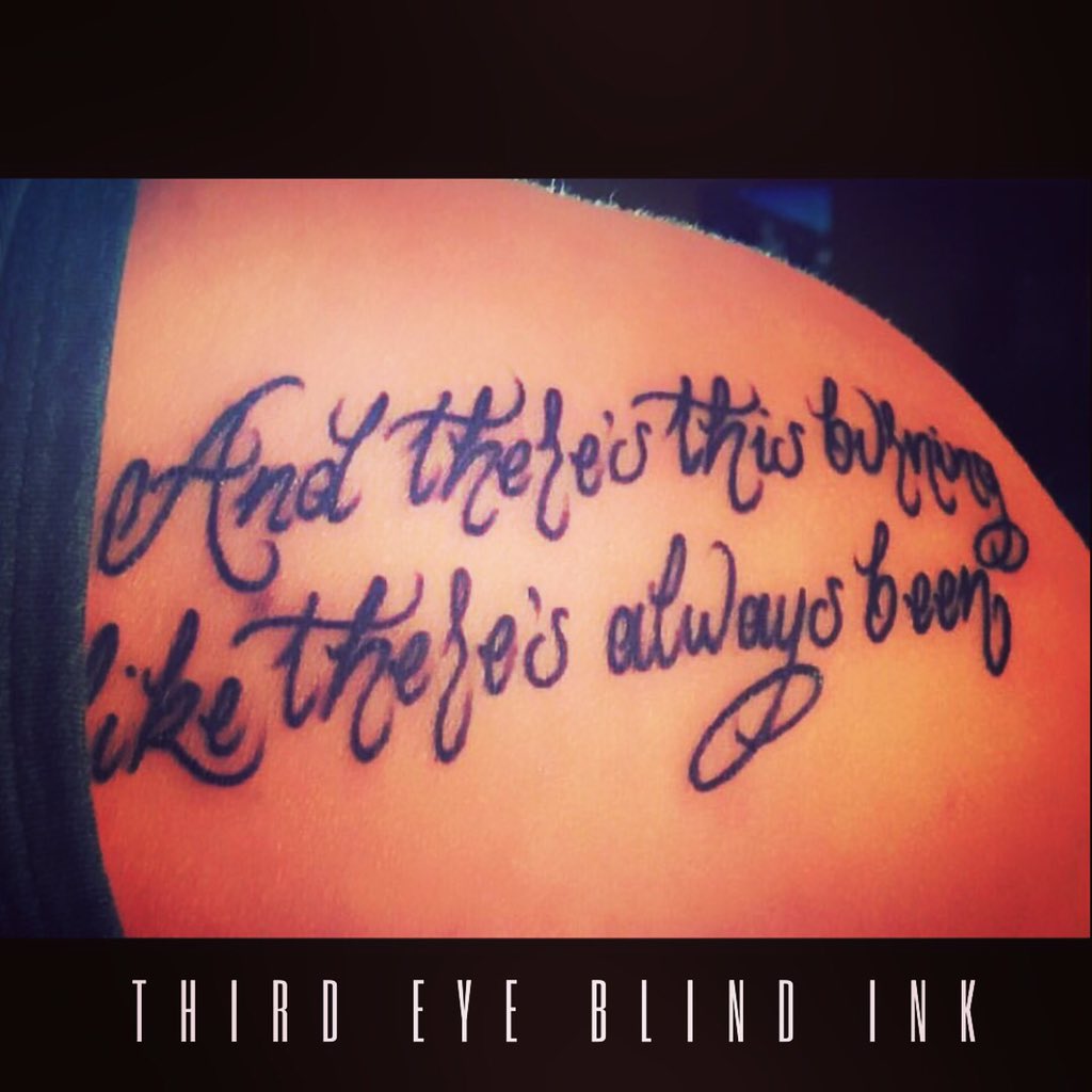 3EBLIFESTYLE's tweet photo. Third Eye Blind Ink #wearedrugs #WednesdayMotivation #tattoo #InkExposed @jburton5377 https://t.co/HgsO7vGY96