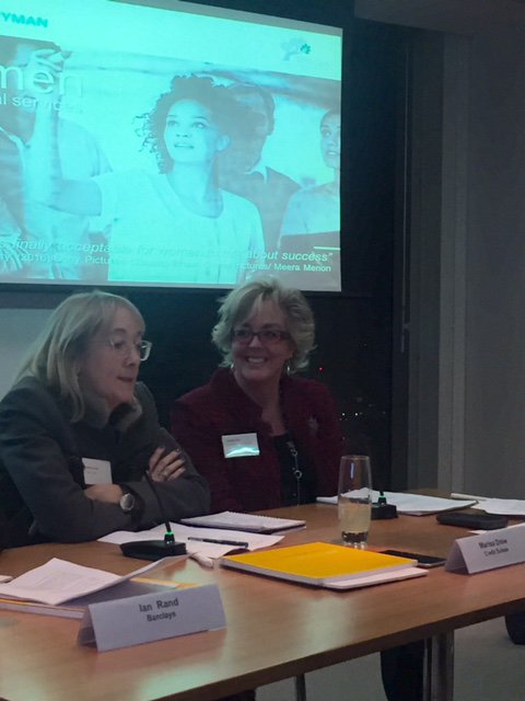 OliverWyman's tweet photo. Two inspiring panelists at our #WhenWomenLeadFS event @TamaraBoxRS @CreditSuisse @reedsmithllp ICYMI: https://t.co/Og0hxdjD6c https://t.co/Cw1ameciAv