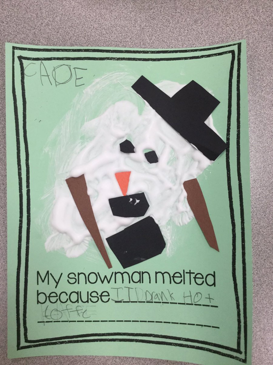 Nicole Corn How Did Your Snowman Melt Shaving Cream And Glue Makes Puffy Paint Messy But Fun Iteachk Kindergarten Kinderchat T Co 9g9fzxlpql