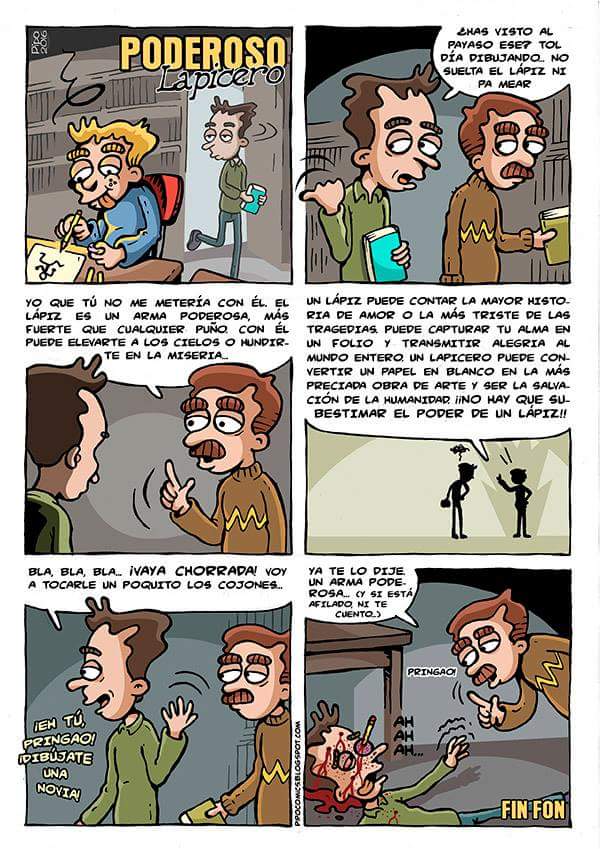 Pipocomics's tweet photo. Poderoso lapicero! https://t.co/FWr5ZQoL1d