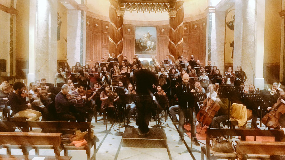 NDUChoir's tweet photo. General rehearsal, ROSSINI: MESSA DI GLORIA #Beirut_chants opening https://t.co/FsO8xlkX1u