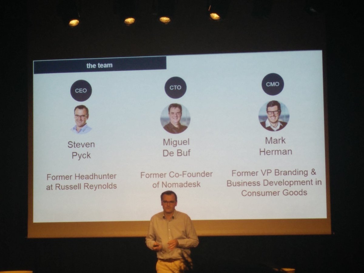 BosschaertsHans's tweet photo. Kick ass pitch van @steeven_p @sympl_be #demodays https://t.co/U8BYD2AsRc