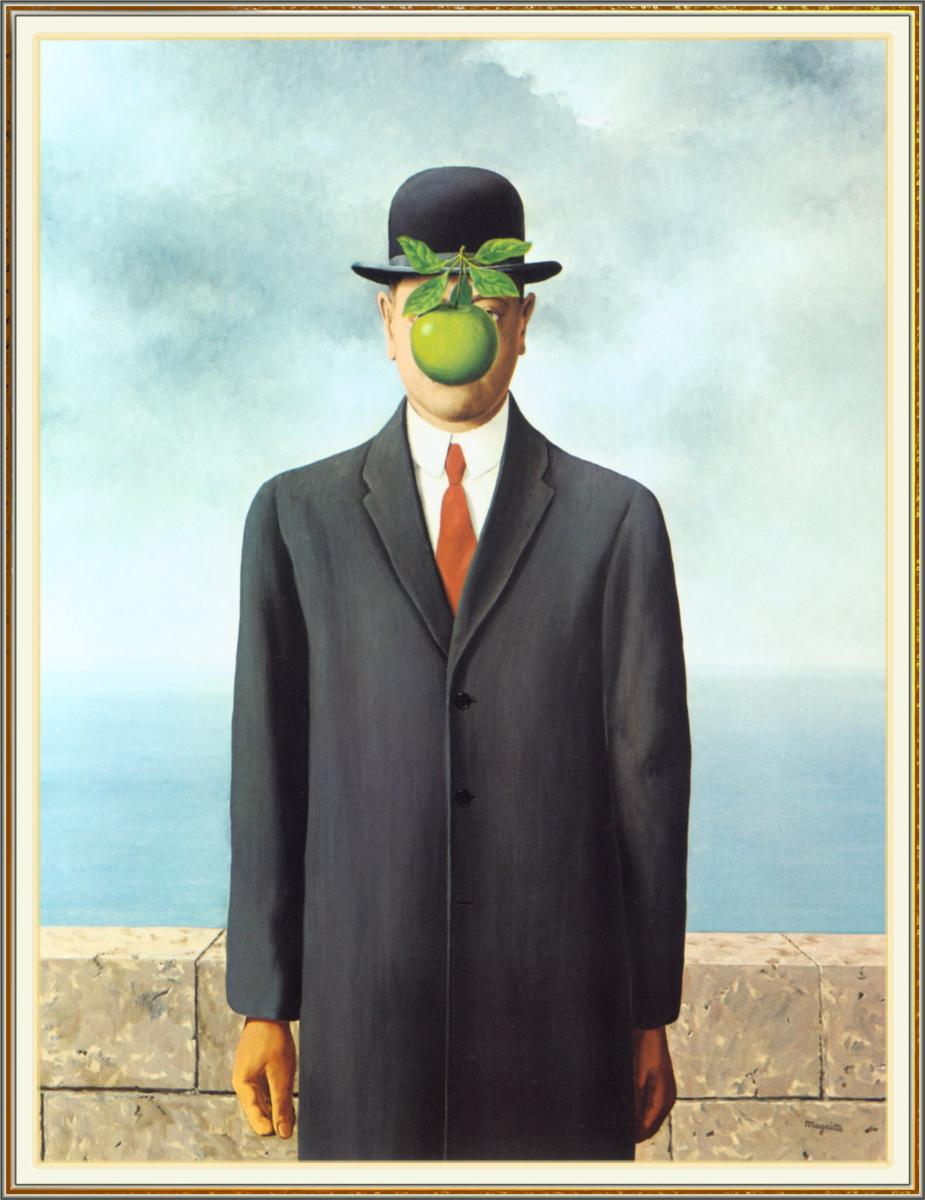 arteaIdia's tweet photo. "The Son of Man" (1964), Rene Magritte (Bélgica) - Surrealismo https://t.co/sDrSPIP0qY