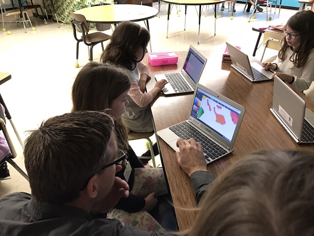 mpleventhal's tweet photo. @DavisArtRm is having students design homepage art in google classroom. Many cool things in this lesson https://t.co/k1lSsJ6RK5