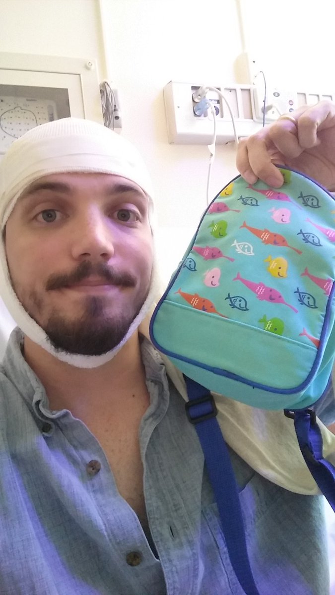 UntoSeizure's tweet photo. Mummy-wrap over a whole bunch of probes is cool, but nowhere near as cool as this bag that holds the monitor https://t.co/VPLHmRoTBv