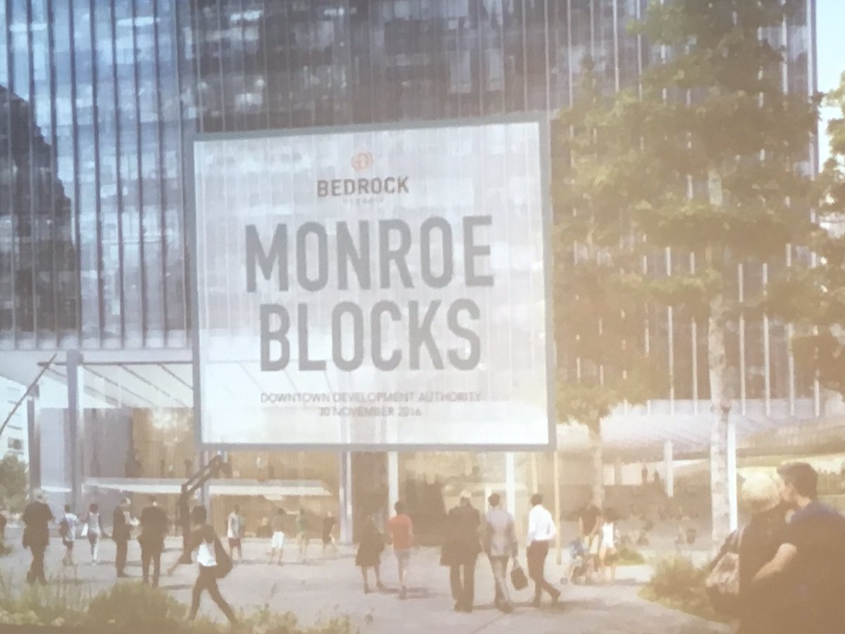 DetroitAguilar's tweet photo. #Detroit's #MonroeBlock plans to be unveiled at 3 pm. Stay tuned @detroitnews https://t.co/1Hs3KmlvSh