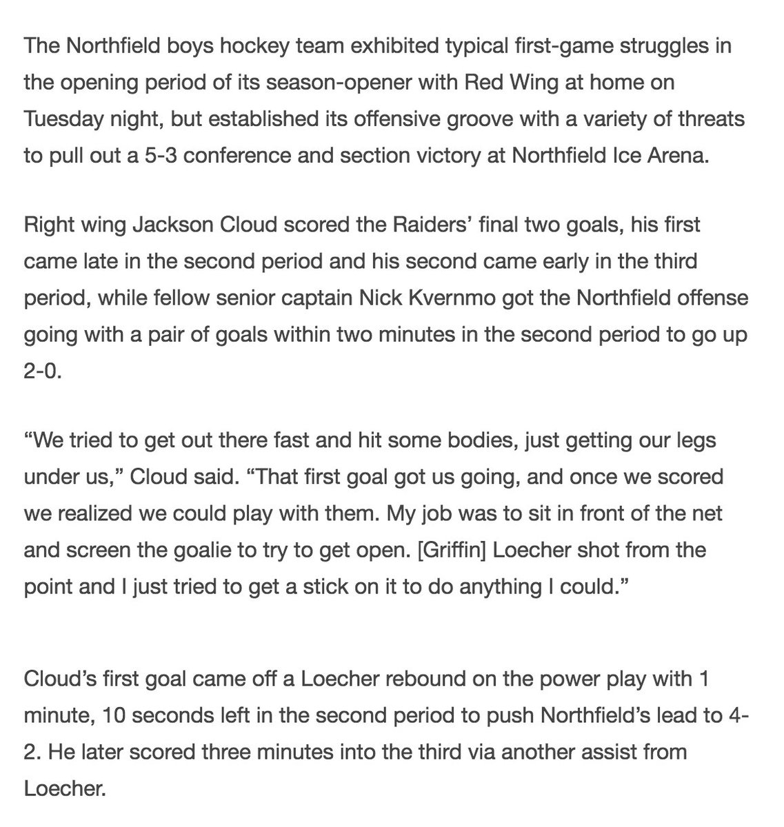 NorthfieldLax21's tweet photo. So much NHS Lax representation in this NHS puck gamer. Shouts to @NFNWillBenson for a great article. 

#GoRaiders

https://t.co/ZCYZMiJCXn https://t.co/VFzvvPD9LF