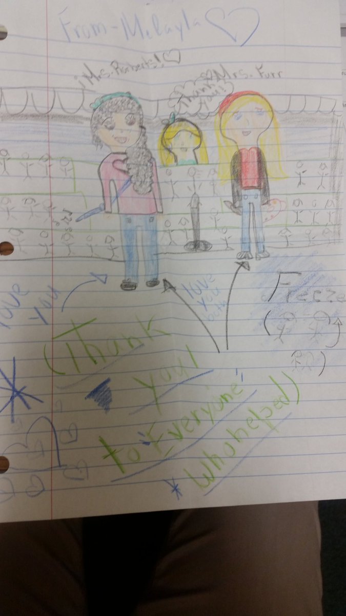 RobMusicWHES's tweet photo. As much as I stress over organizing music programs, I realize it's worth it if it makes a difference to one kid! #5thgradethanks https://t.co/2MGqtEVjBs
