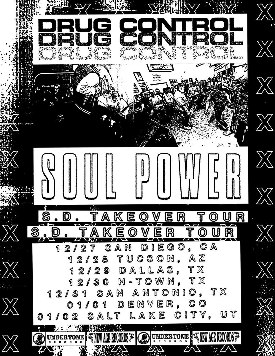 drugxcontrol's tweet photo. 🚨🚨🚨DRUG CONTROL/SOUL POWER WINTER TOUR 2016/17 LETS FUCKING DO THIS. WE'RE COMING FOR YOU. 🚨🚨🚨 https://t.co/A56L1ta5ve