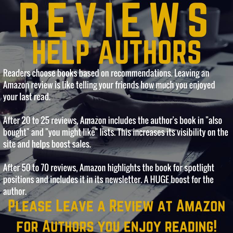 Tiger_Hebert's tweet image. Remember, your reviews matter! :)
#HelpAnAuthor #BookReview