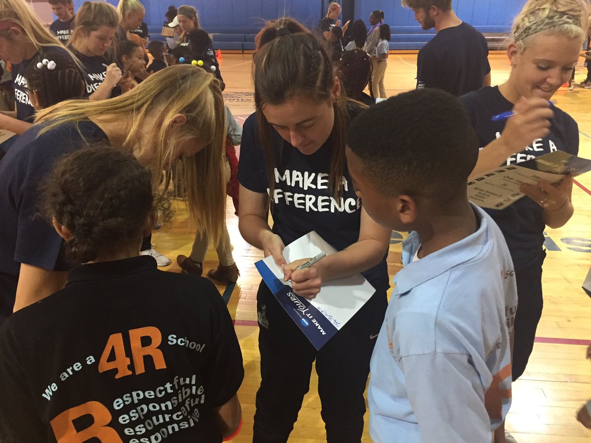 CSUCougarsWSOC's tweet photo. When you become local celebrities... #MakeADifference https://t.co/mI0oK4T7HU