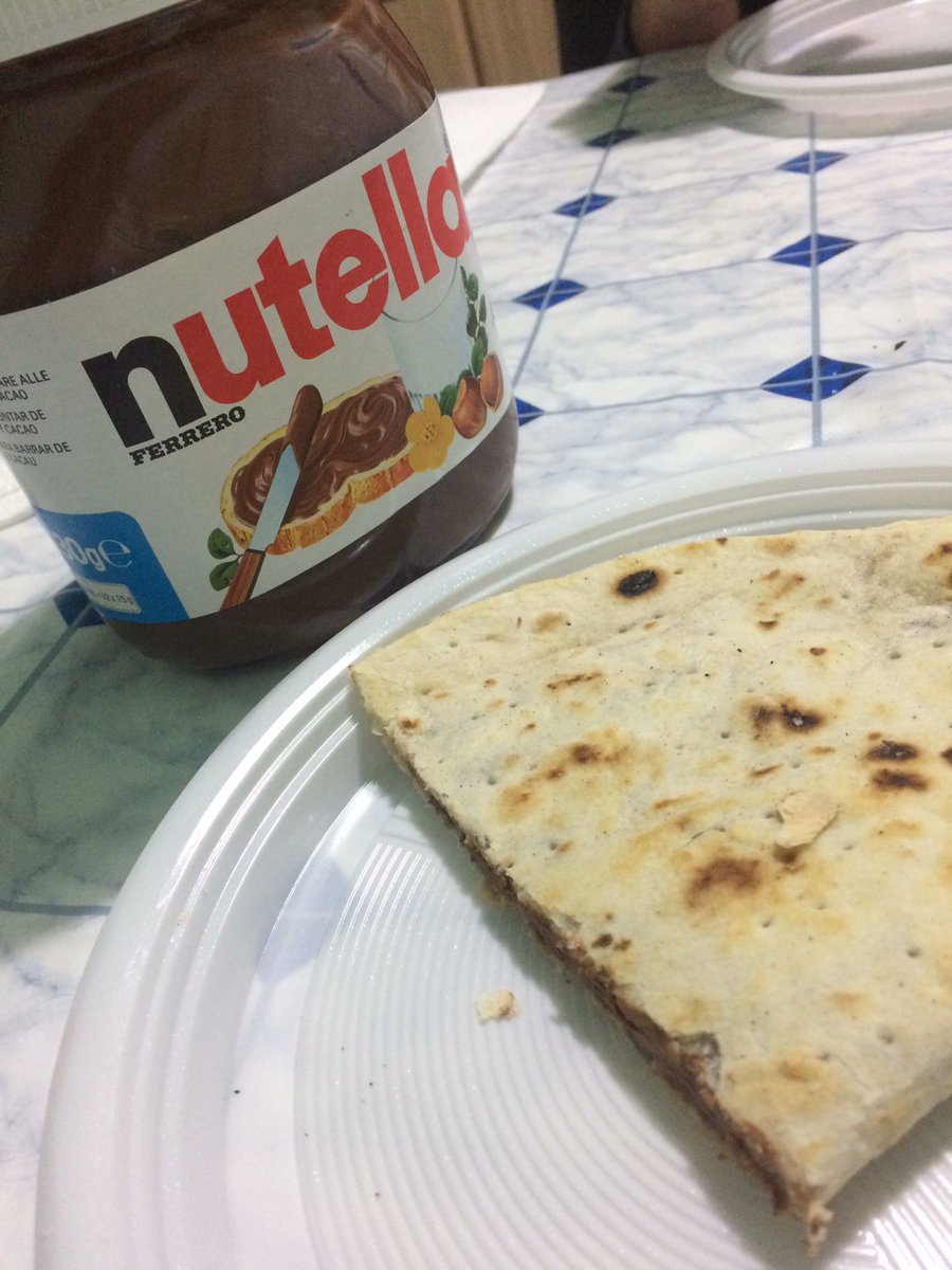 #break #piadina #Nutella ✌🏻️😍🌯