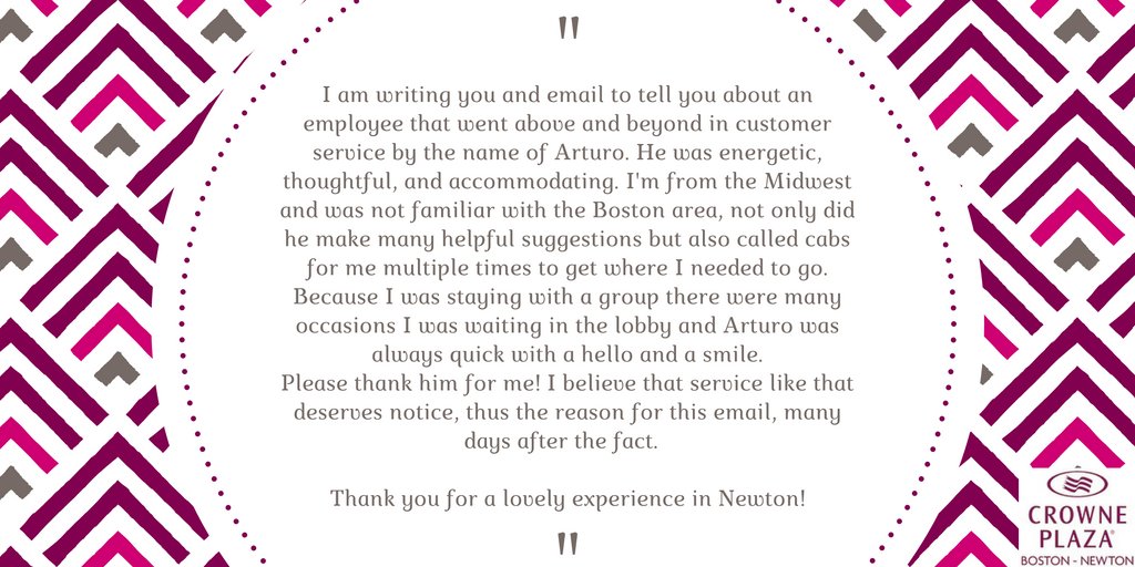 staynewton's tweet image. We're incredibly proud of our team and their constant dedication to provide the #FriendliestService in Greater Boston. Great work, Arturo!