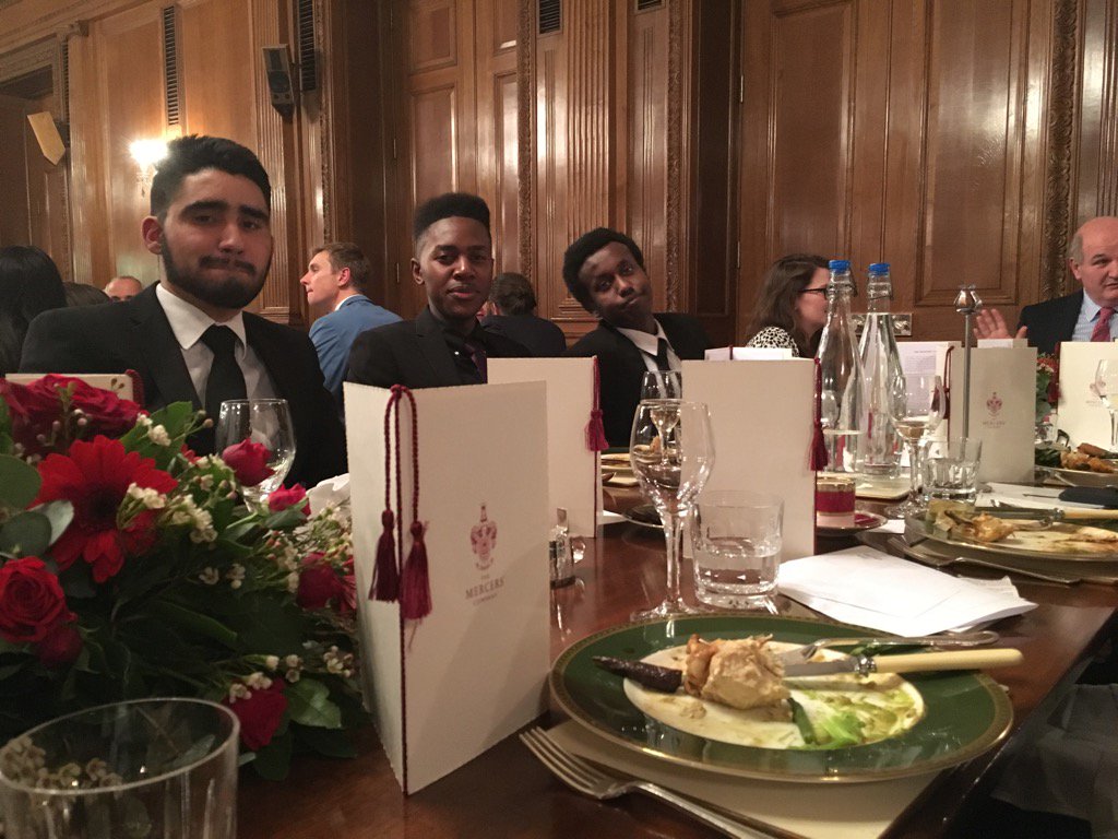 GaryKynaston's tweet photo. Refreshments before the business presentation at the Mercers Business Enterprise competition. Go Hammersmith Academy! https://t.co/6DnVaASvjq
