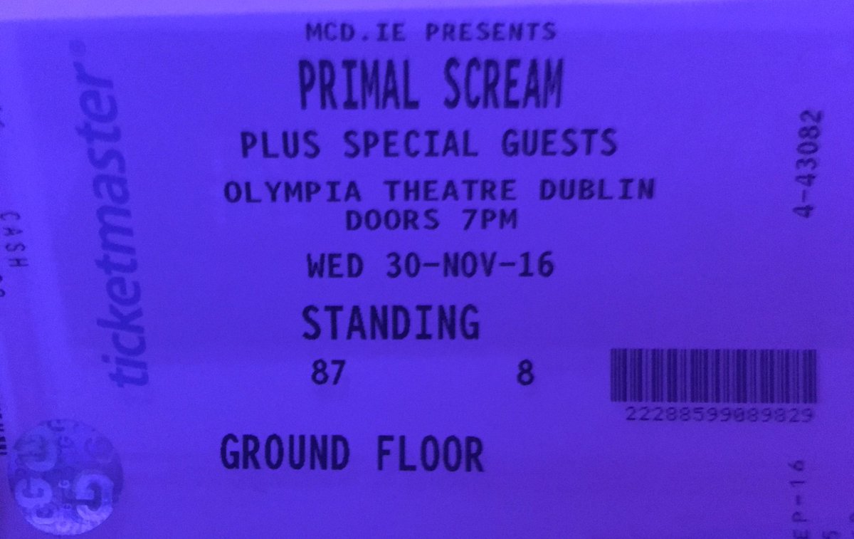 fgoulding's tweet photo. Waiting patiently for Primal Sream at the @olympiatheatre because the support act is not great #NewSoundSystem? #NewPA? @ScreamOfficial https://t.co/znyQmCQSkK