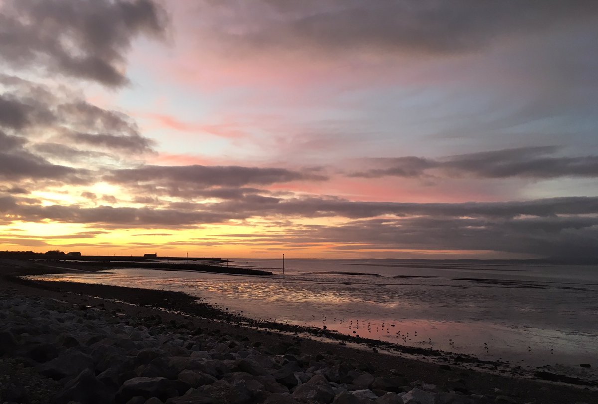 #MorecambeBay, world class sunsets on our doorstep 🌗