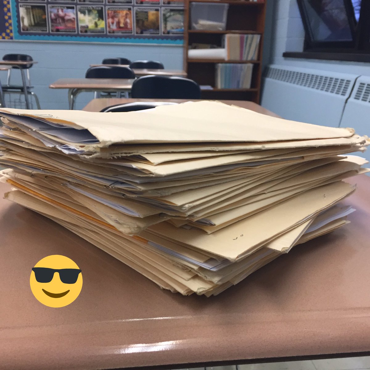 After a few challenging weeks, the Freshman Colloquium classes submit their Research Folders! #proudteacher #pantherpride #somuchtograde