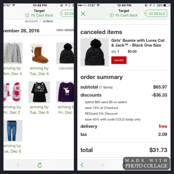 HeatherKing12's tweet photo. @InfluensterVox @Ebates I bought my daughter some target goodies with 1% cash back! 😍 #CozyVoxBox #myebates https://t.co/siPeVyFrg1