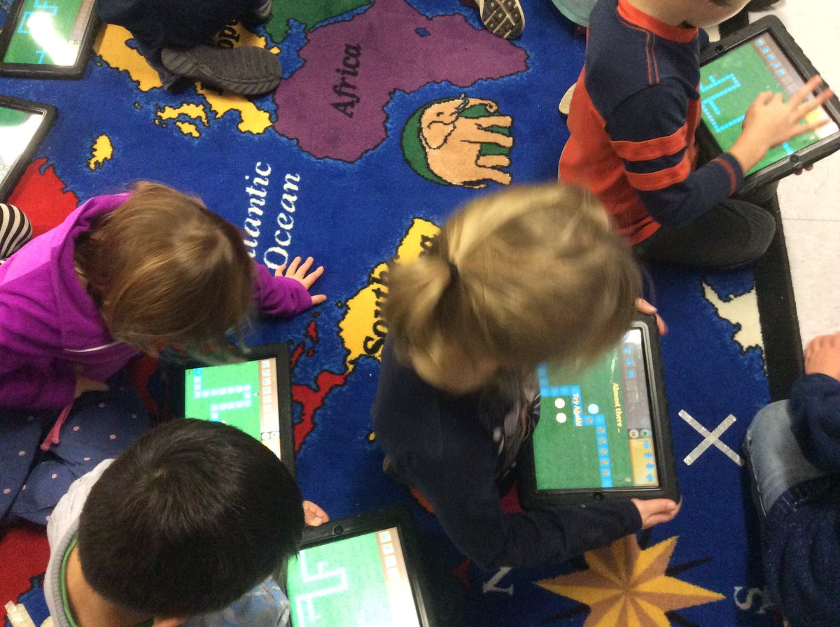 PondCoveTech's tweet photo. First #HourofCode session w/KSs. We love using @kodable #kindercancode #edchatme #PondCoveSchool getting ready for #CoderExpress https://t.co/3nZBKx69eO