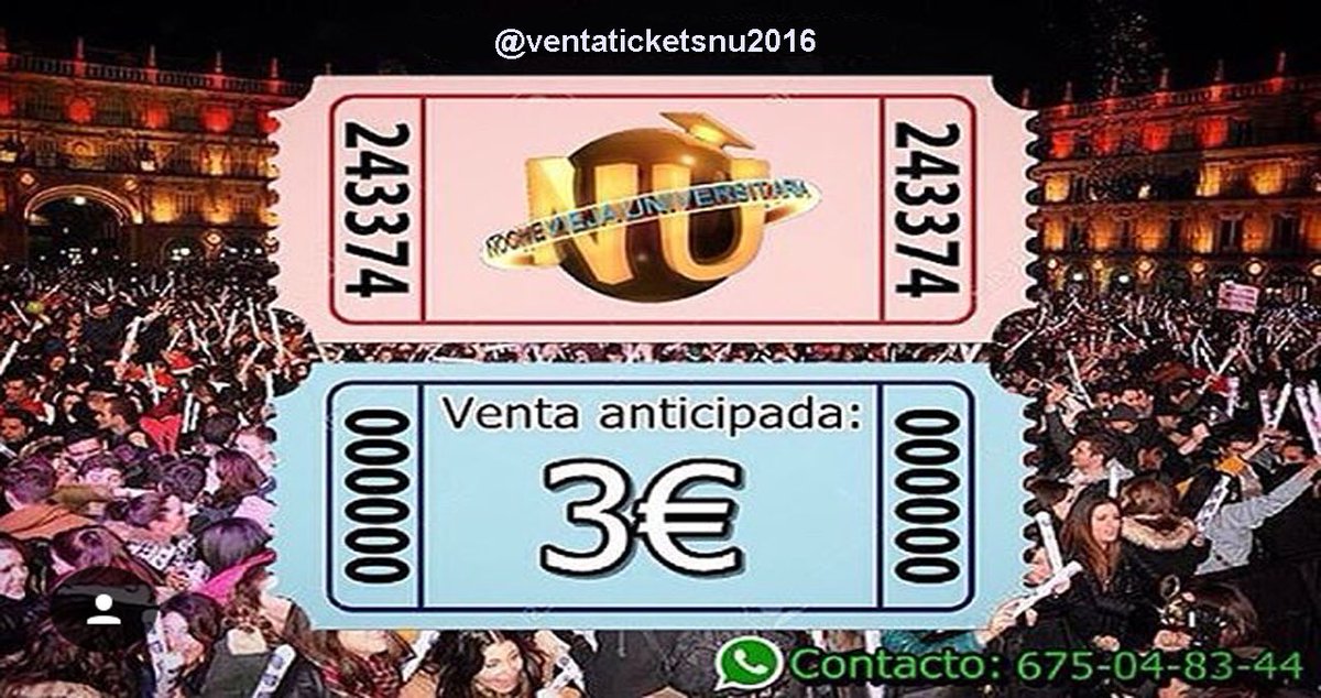 ⚠️⚠️DAOS PRISA!! Los tickets de 3€ SUBIRÁN MUY PRONTO a 3,5€!!! 📞CÓMPRALOS YA: 675048344 (whatsapp) MUCHAS GRACIAS!!🎉