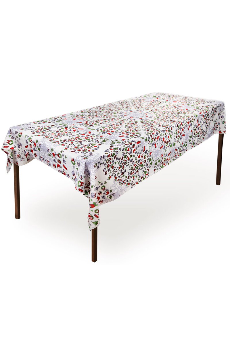 Zest_ForLife's tweet photo. NEW Christmas Tablecloth Tapestry is now available! Time to decorate! https://t.co/skg4fCFdsZ via @amazon #mandala #christmas #tablecloth https://t.co/2Z5LKEGXWZ