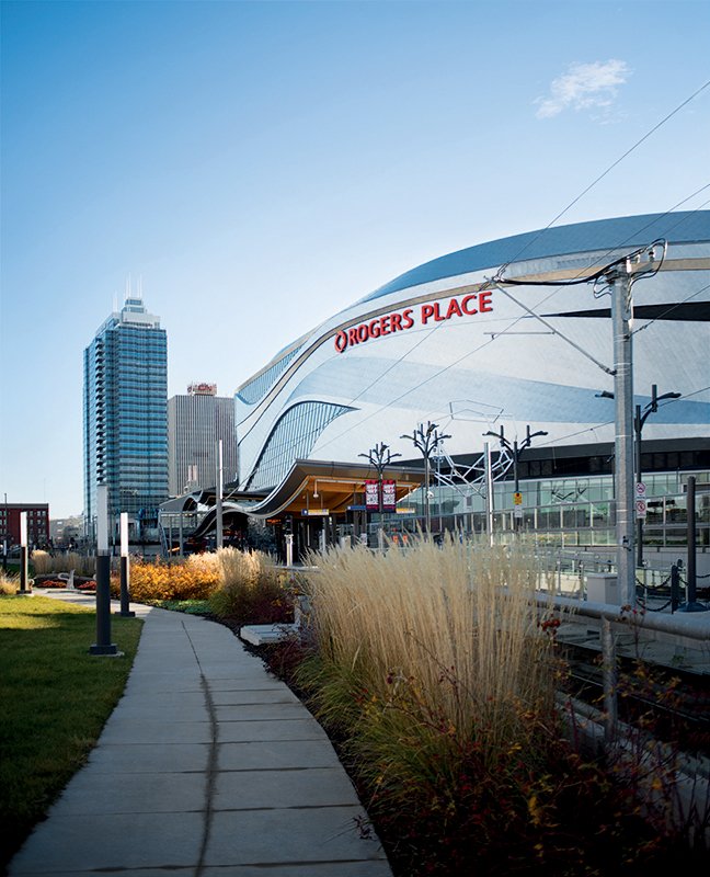 JWN_ACM's tweet photo. #TopProjects2016 Commercial Design winner: Rogers Place @PCLConstruction @RogersPlace @ttinc @hok @iconvenue https://t.co/O28CHjK1PV