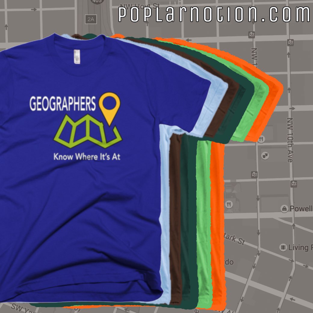 PoplarNotion's tweet photo. It's time for a new #favoritetee. https://t.co/eAzP3jOoMG #tees #tshirt #geography #geographer #maps https://t.co/u9VZgl9LVn
