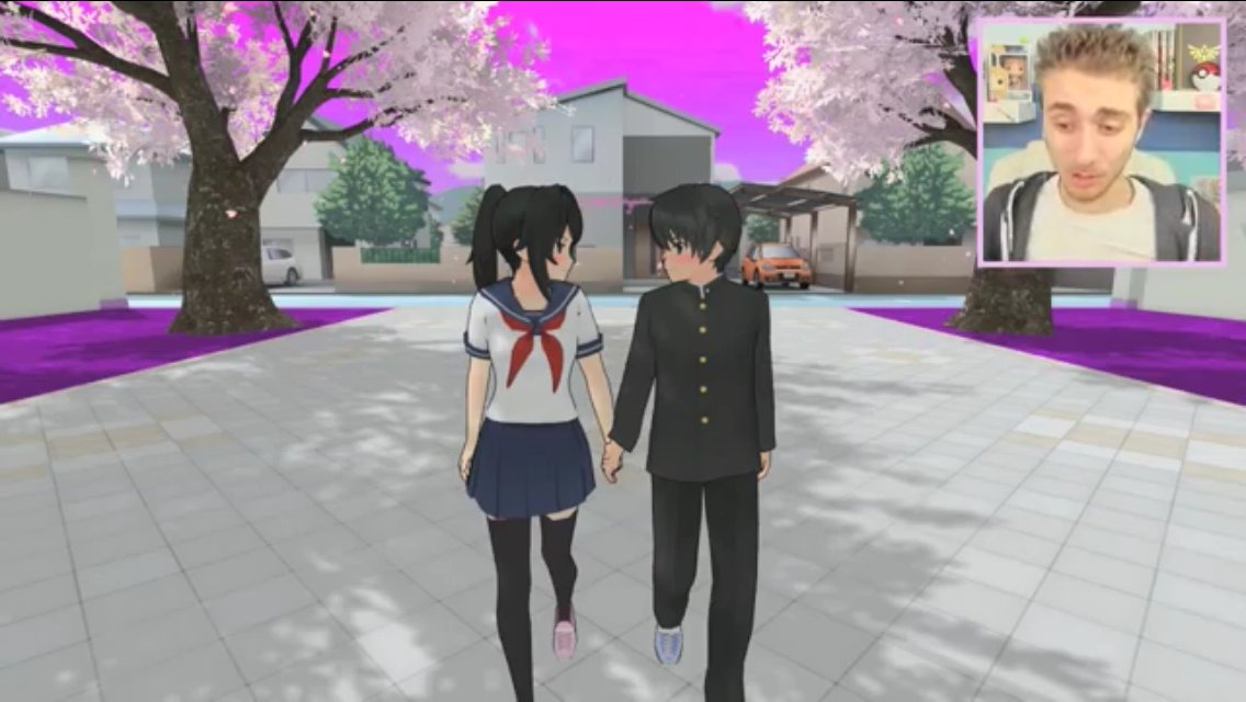 Yandere simulator на андроид оригинал. Яндере симулятор скрины. Семпай Яндере симулятор. Яндере симулятор семпай скрины. Семпай из Яндере симулятор.