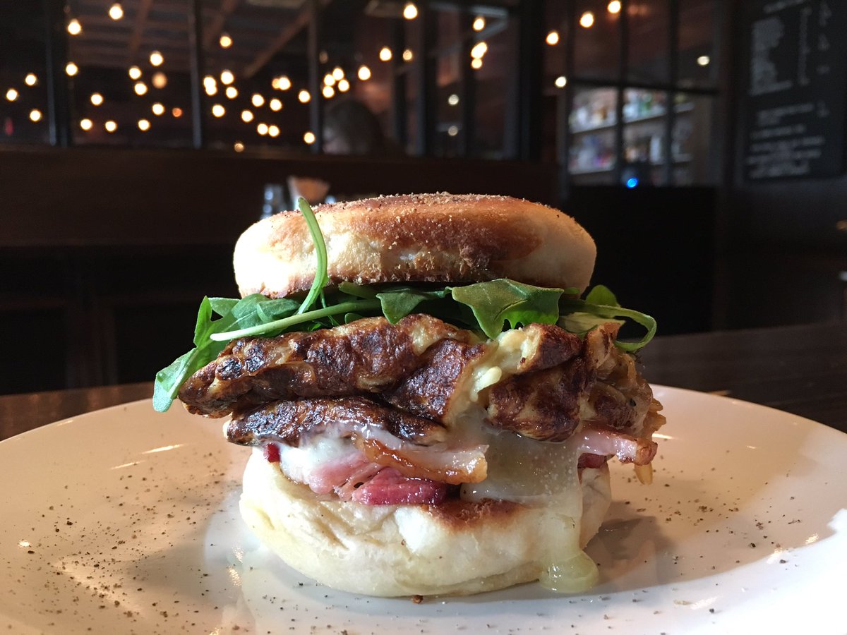 This breakfast sandwich was a hit! We'll be offering the same breakfast sandwich again tomorrow. #yegfood