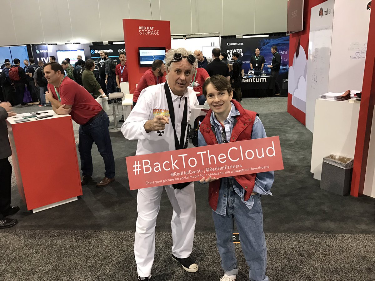 AWSEvents's tweet photo. Head #BackToTheCloud at the @RedHatCloud booth in the #reInvent expo hall! https://t.co/JNQ28Ko54V