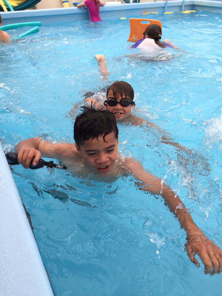 room4bromley's tweet photo. Brrrr! A cold morning for a swim, but Room 4 are so courageous! #bromleyschoolnz https://t.co/Uds97RGCkK