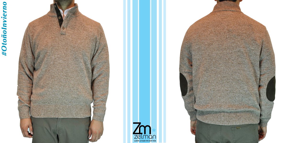 JulioZelman's tweet photo. Sweater medio cierre con botones #OtoñoInvierno #JulioZelman https://t.co/pitxqn5Uxs