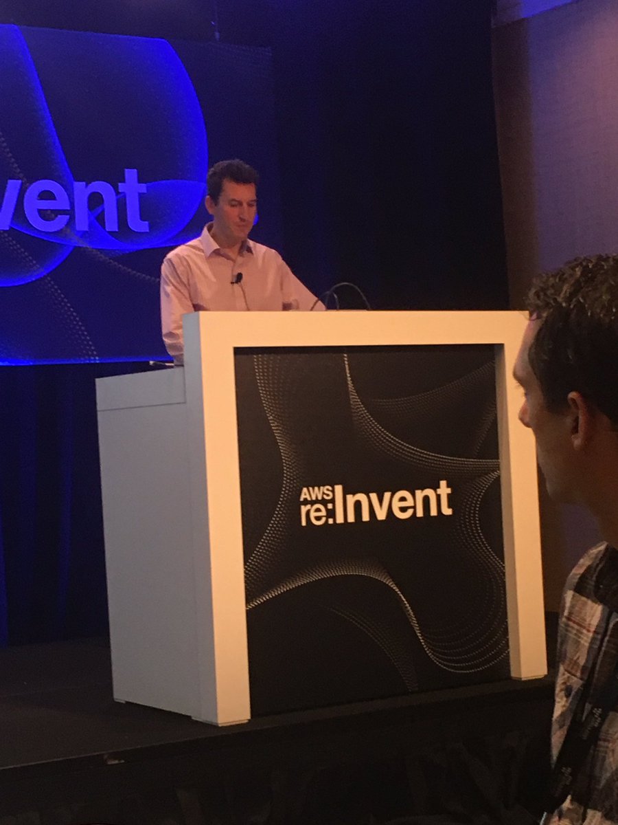 What a treat! #deeplearning with <a href="/smolix/">Alex Smola</a> <a href="/AWSreInvent/">AWS re:Invent</a>