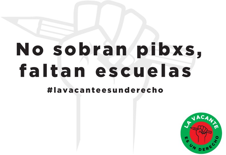 RT Por el derecho de nuestrxs pibxs a una vacante en la escuela pública!