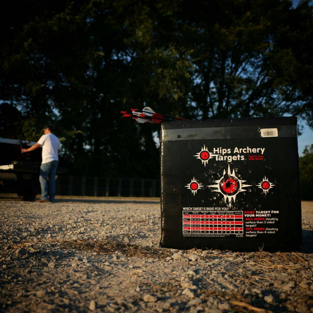 Almost time to punch the clock and get on with the best part of the day. #rangetime #archery #readytohunt