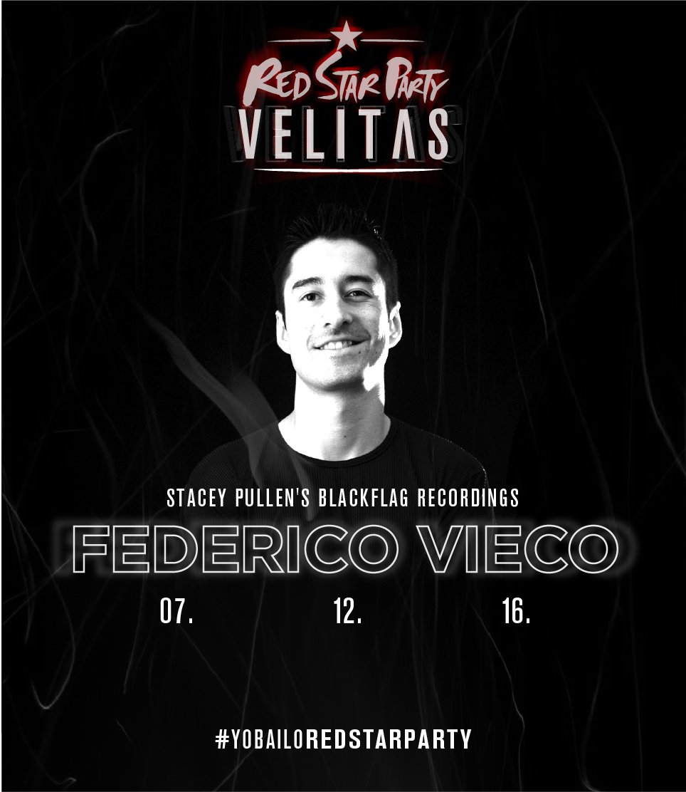 .<a href="/FedericoVieco/">Federico Vieco</a> será uno de los DJ invitados para la fiesta de velitas de la #RedStarParty este 7 de diciembre en la <a href="/CCMichelangelo/">Michelangelo</a>