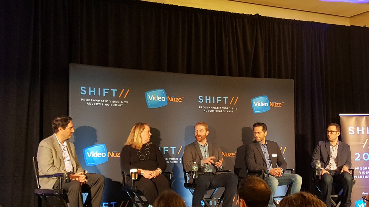 TeamProhaska's tweet photo. Abundance of transaction options w/ #programmatic. Thx 2 @CedatoTech @EricaSchmidt @Digitas @Teads for joining @MattProhaska #ShiftVideo2016 https://t.co/99Fz7iExWX