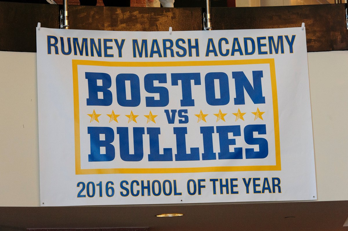 RevereAsstSuper's tweet photo. So proud of the RMA staff, students, and families for being recognized at #Tradition2016 as the Boston vs. Bullies 2016 School of the Year! https://t.co/0gGfuuy5FK