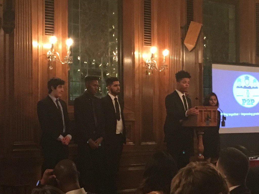GaryKynaston's tweet photo. A look into the future! Hammersmith Academy students pitching their business ideas in competition. So proud! https://t.co/UqS1vdU71a