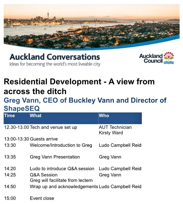 GregVann's tweet photo. I've admired the #aucklandconversations program for some time, so looking forward to being part of it today! https://t.co/BcTSWFyfVW