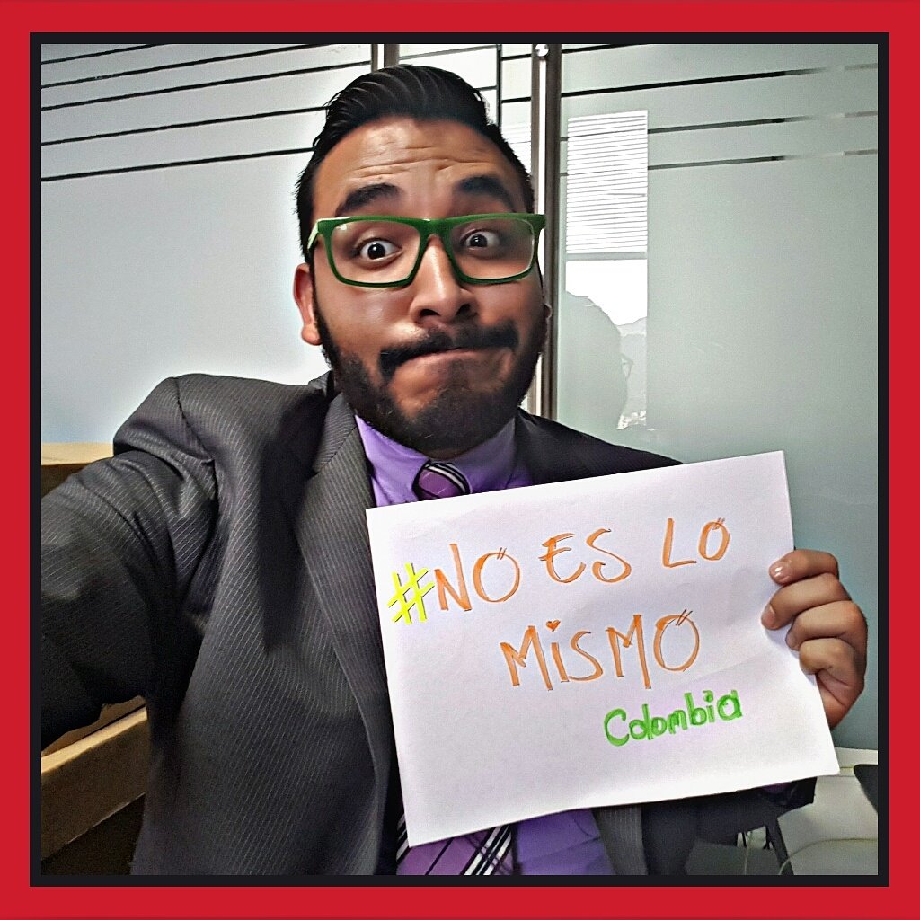 Avalon_Raven_'s tweet photo. Campaña #NoEsLoMismo #Colombia #DanielPalacio https://t.co/Kt0TKNzCA8