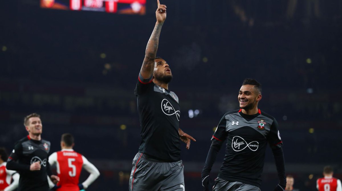 SkySportsPL's tweet image. FT! Arsenal 0-2 Southampton: Arsene Wenger's men crash out of the EFL Cup. Clasie &amp;amp; Bertrand goals secure the win skysports.tv/eJ5WsP