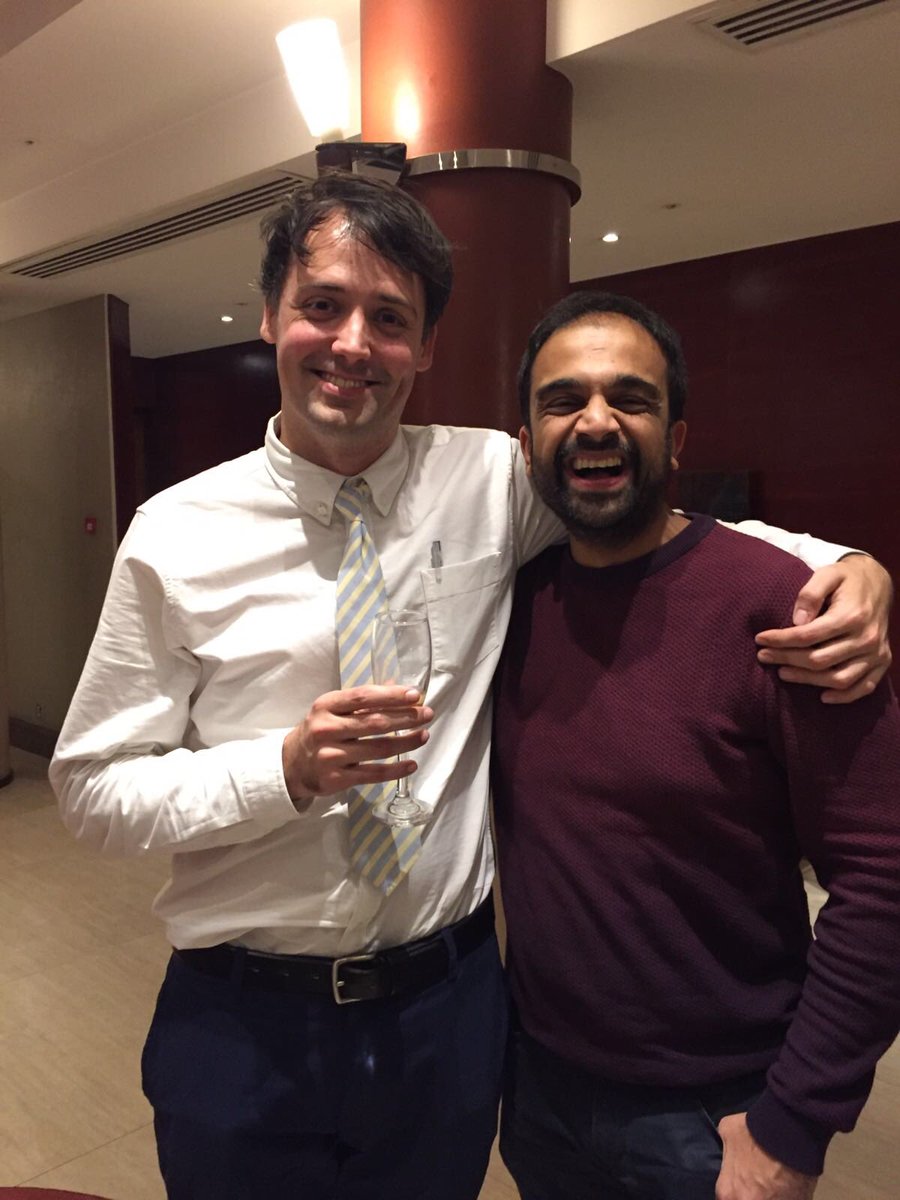 ContractorFilm's tweet photo. Director Simon Ryninks and his star boy Omar Khan before last night's screening of Contractor 014352! #contractorfilm @Sweetdoh1 @MiloWladek https://t.co/dxECMvA2Ml