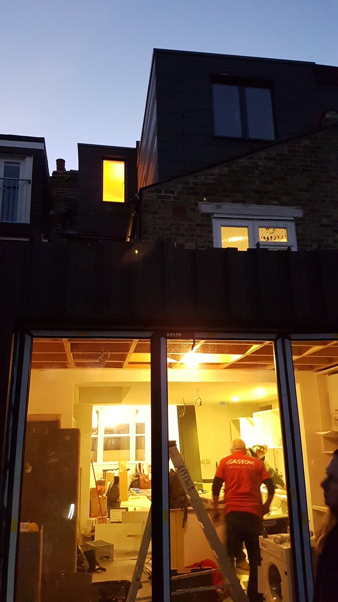deDraftLondon's tweet image. NM Residence almost there but agonisingly slow drift to PC. #black #cedarcladding #cedar #extend #e17architect #douglasfir