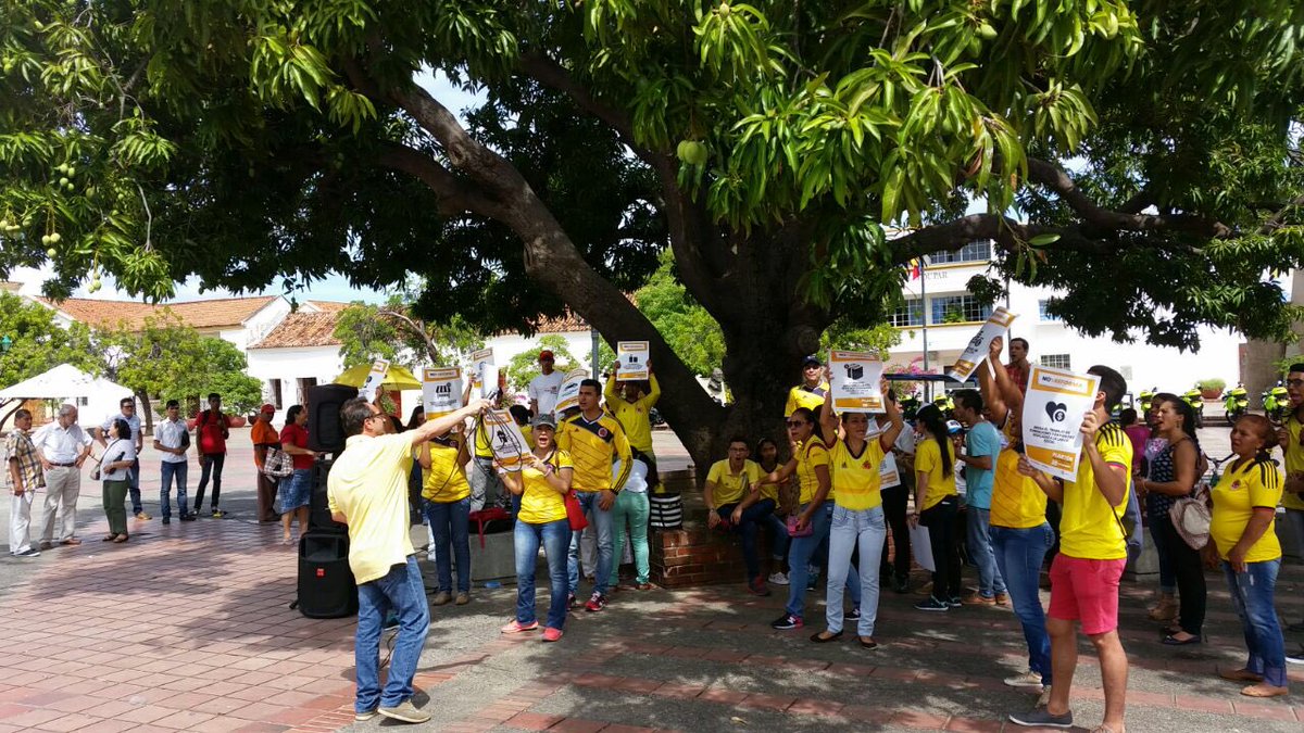 Valledupar también se une al plantón y dice #NoALaReforma