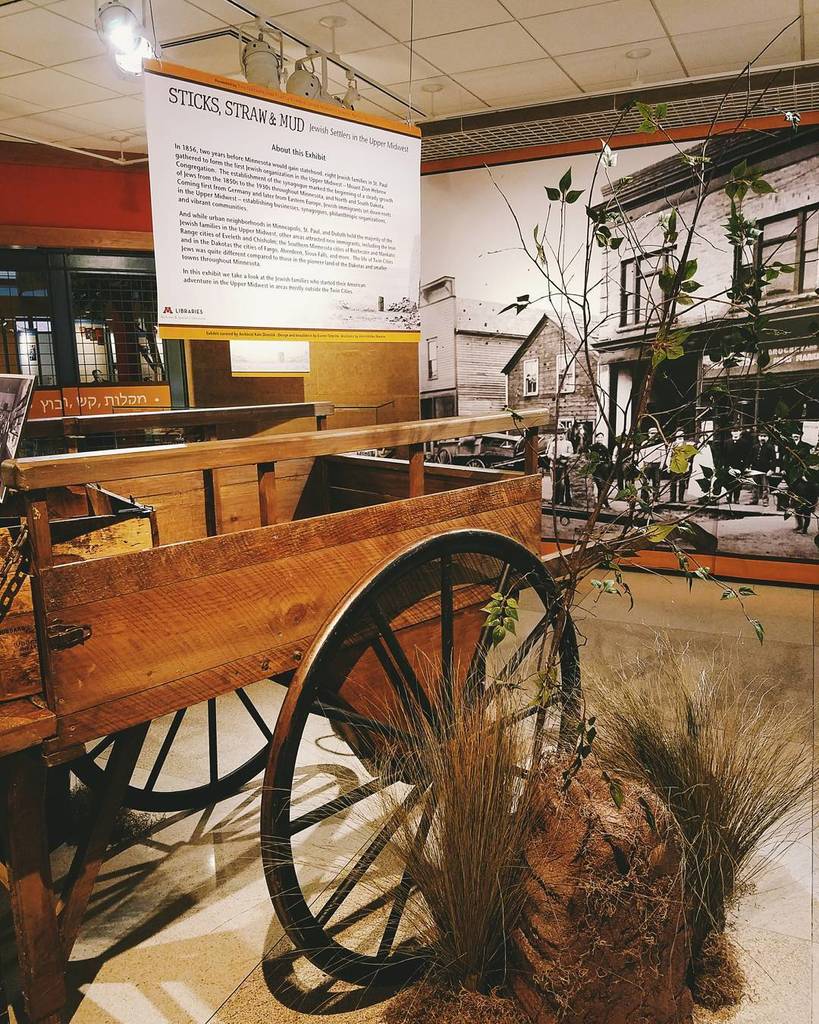 umnlib's tweet photo. Our current archival exhibit explores history of Jewish settlers in Upper Midwest. #umja #… https://t.co/ds20LSBZ9v https://t.co/gZyKnKBaRY