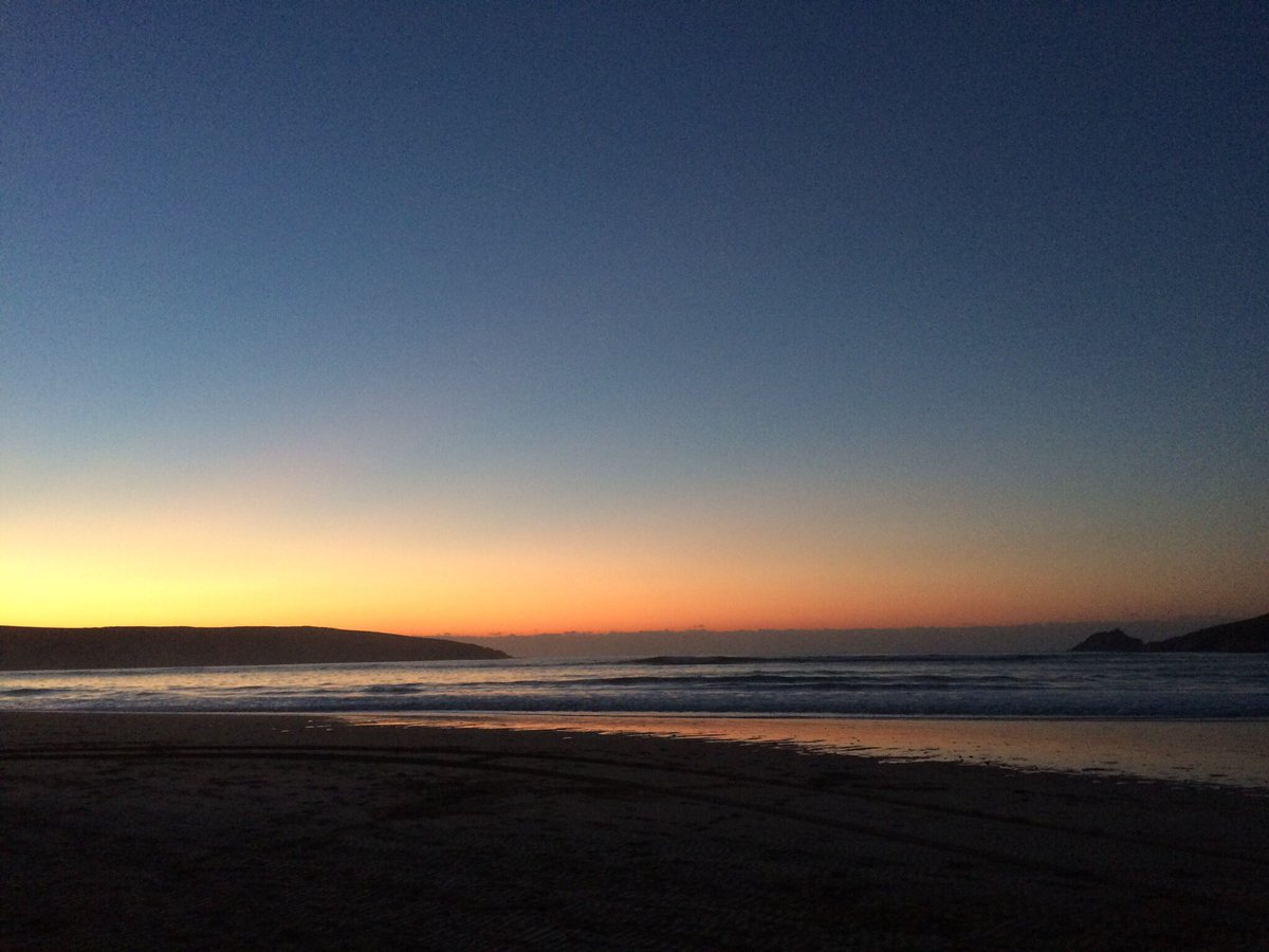 After Sunset, Crantock Beach: 30th November 2016