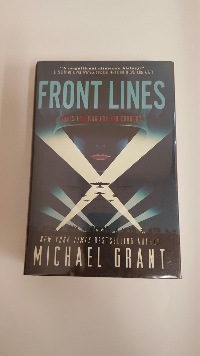 MendonLibraryUT's tweet photo. #NewBookWednesday showcasing Front Lines by Michael Grant! Find it on the New YA Bookshelf! #newbooks #yafiction #mlut https://t.co/LvPZoj16Pm
