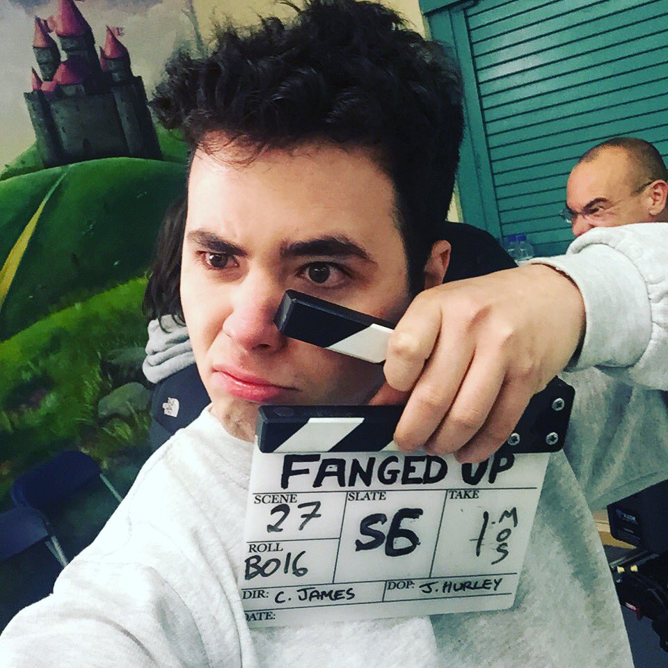 Just wrapped on <a href="/FangedUpMovie/">Fanged Up</a> ! Can't wait for you all to see it! Nobody has worked harder on this then <a href="/dapperlaughs/">Daniel O’Reilly</a> . FULL RESPECT