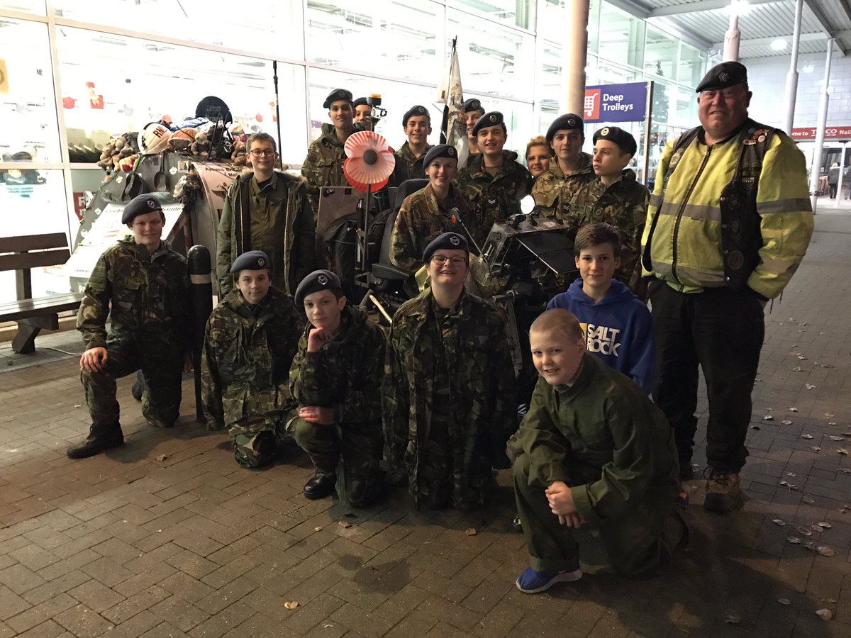 OC 1446 Sqn ATC (@oc1446sqn) on Twitter photo <a href="/1446aircadets/">1446 (Clevedon) Sqn</a> met Mark (Missy & Smudge) <a href="/aroundbritain/">Around the Shires...</a> tonight in Nailsea as he documents Somerset's War Memorials by mobility scooter. <a href="/1446aircadets/">1446 (Clevedon) Sqn</a> met Mark (Missy & Smudge) <a href="/aroundbritain/">Around the Shires...</a> tonight in Nailsea as he documents Somerset's War Memorials by mobility scooter.